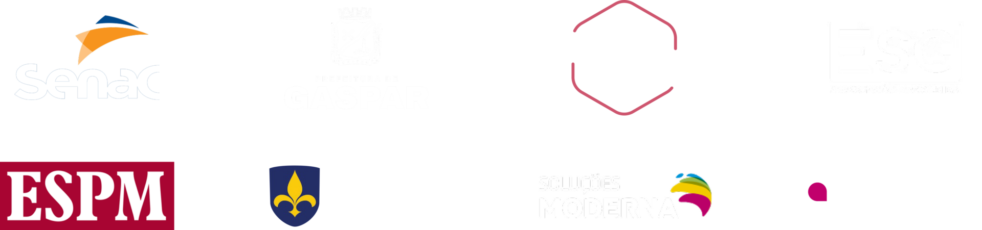 Instituições e parceiros que já receberam a palestra